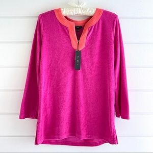Talbots Swim Terry Cloth Coverup NWT Size MP